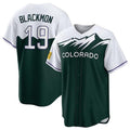 Custom #19 Forest Green COL Baseball Shirt Top