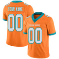 Custom Orange MIA Football Shirt Top