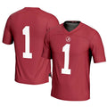 Custom #1 Crimson Football Shirt Top