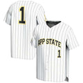 Custom #1 White Baseball Shirt Top