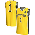 Custom #1 Gold Basketball Shirt Top