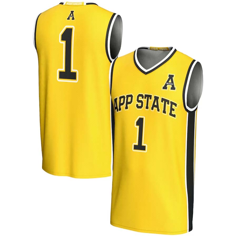 Custom #1 Gold Basketball Shirt Top
