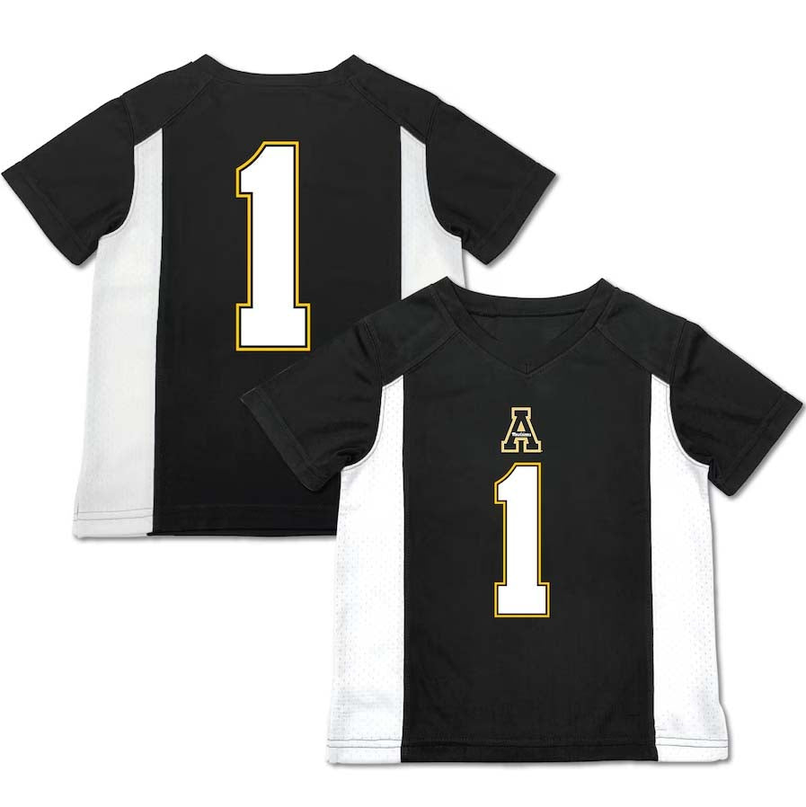 Custom #1 Black Football Shirt Top