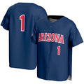 Custom #1 Navy Baseball Shirt Top