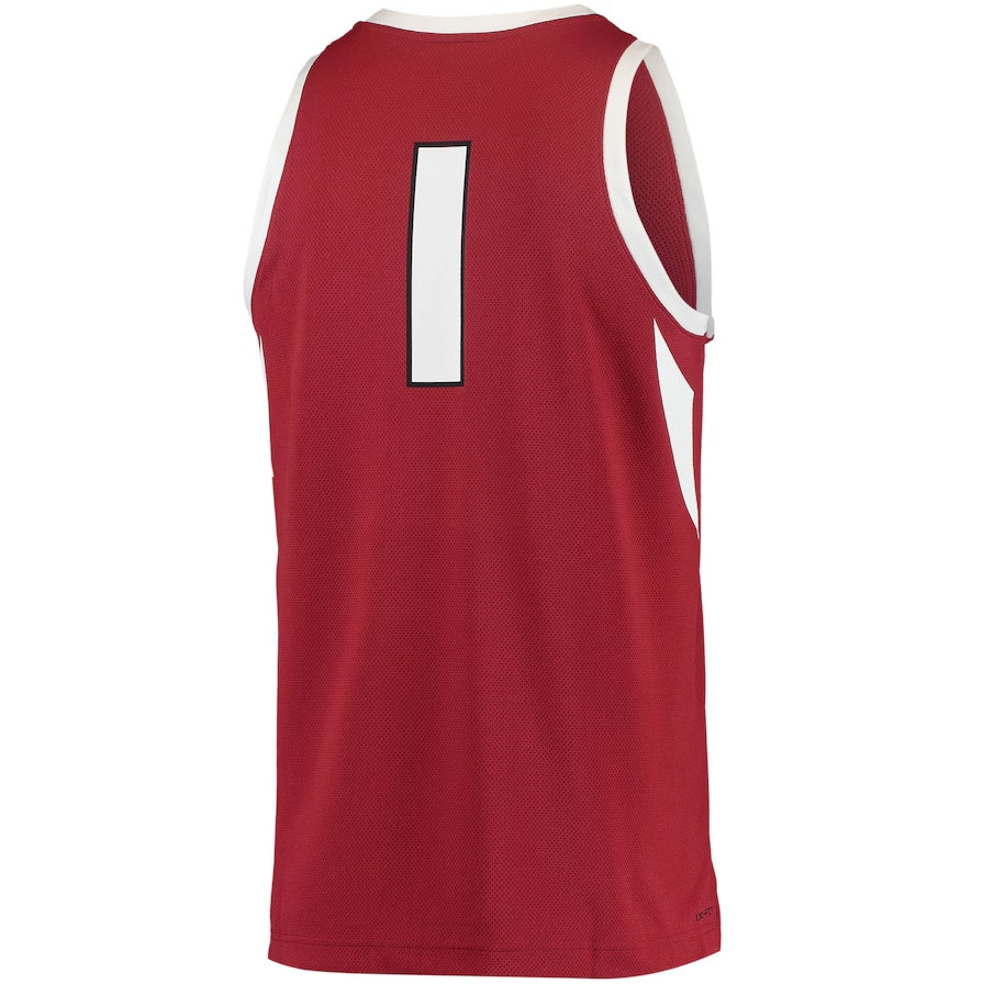 Custom #1 Crimson College Shirt Top