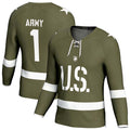 Custom #1 Black VGK Hockey Shirt Top
