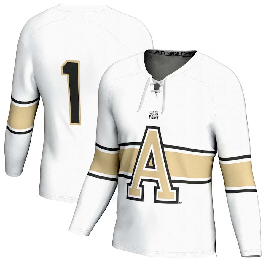Custom #1 Black VGK Hockey Shirt Top