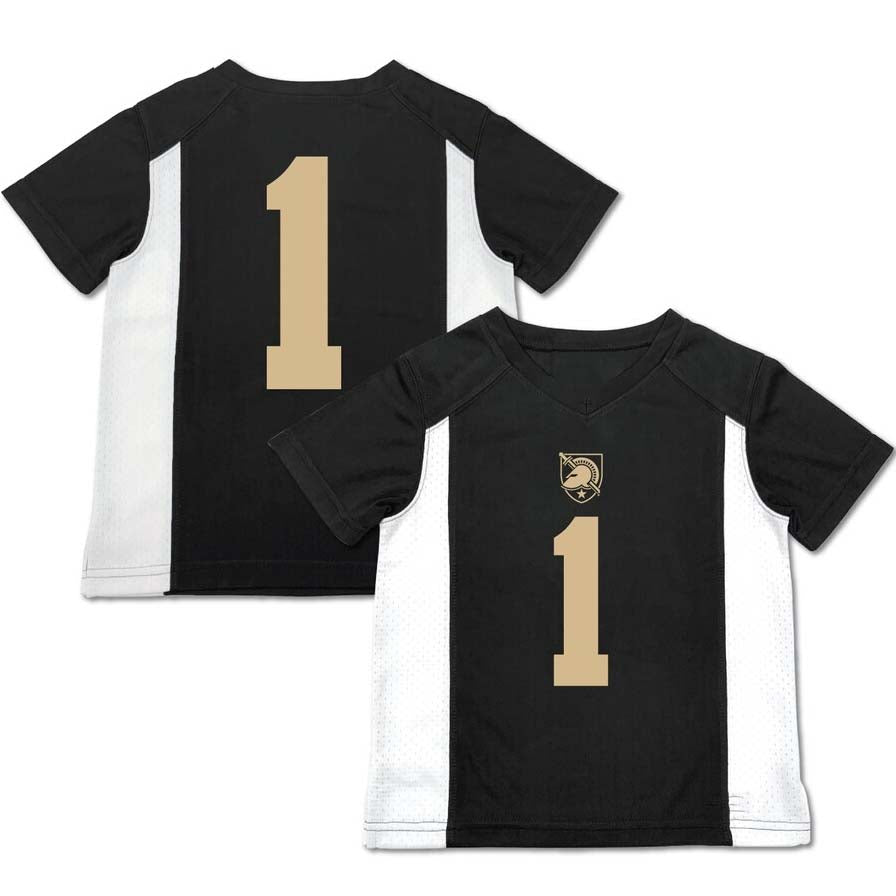 Custom #1 Black Football Shirt Top