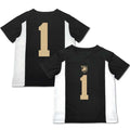 Custom #1 Black Football Shirt Top