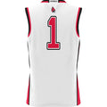 Custom #1 White Basketball Shirt Top