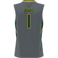 Custom #1 Gray Basketball Shirt Top