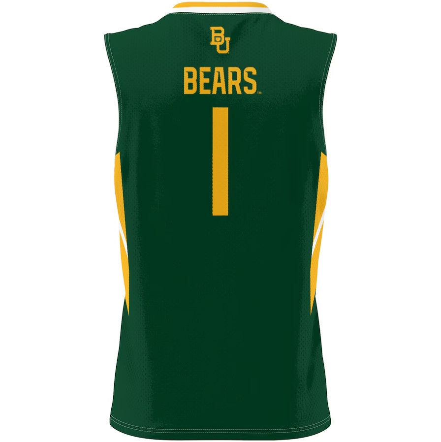Custom #1 Green Basketball Shirt Top