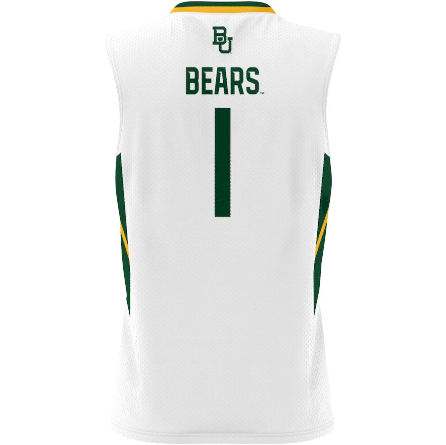 Custom #1 White Basketball Shirt Top