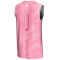 Custom #1 Pink Basketball Shirt Top