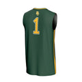 Custom #1 Green Basketball Shirt Top