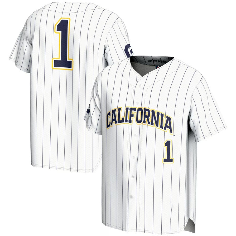 Custom #1 White Baseball Shirt Top