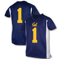 Custom #1 Blue CHI Football Shirt Top