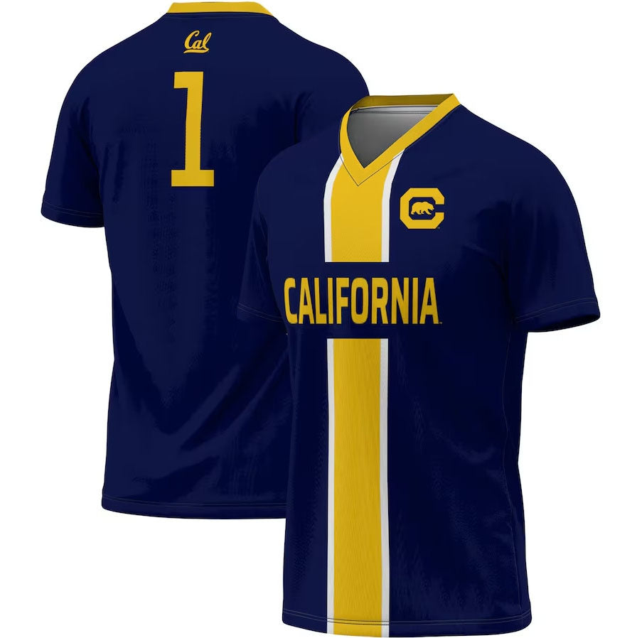 Custom #1 Navy College Shirt Top