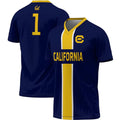 Custom #1 Navy College Shirt Top