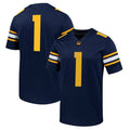 Custom #1 Navy CHI Football Shirt Top