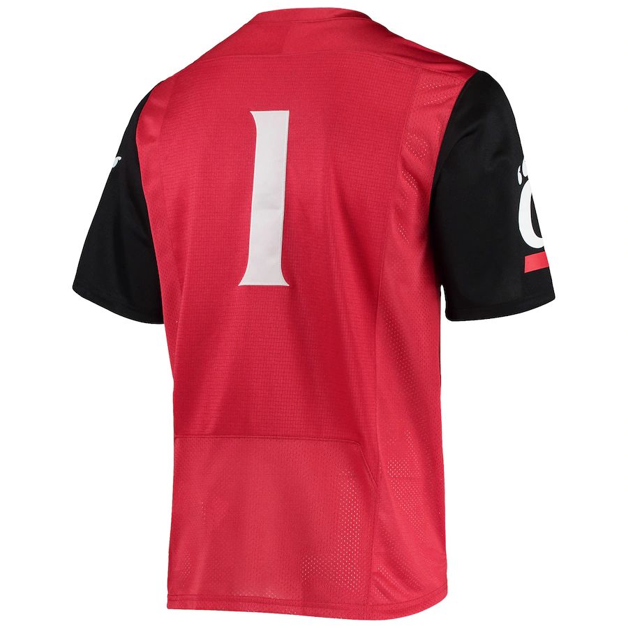 Custom #1 Red Football Shirt Top