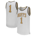 Custom #1 White Basketball Shirt Top