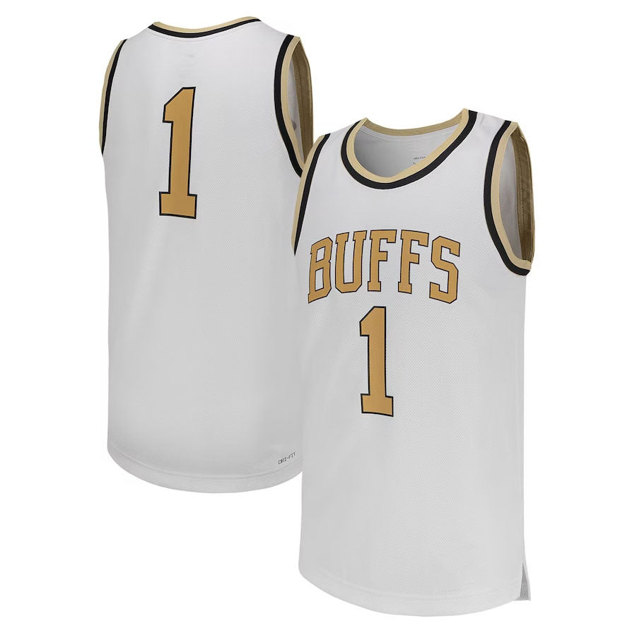 Custom #1 White Basketball Shirt Top