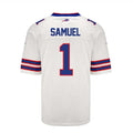 Custom #1 White BUF Football Shirt Top