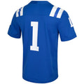 Custom #1 Blue College Shirt Top