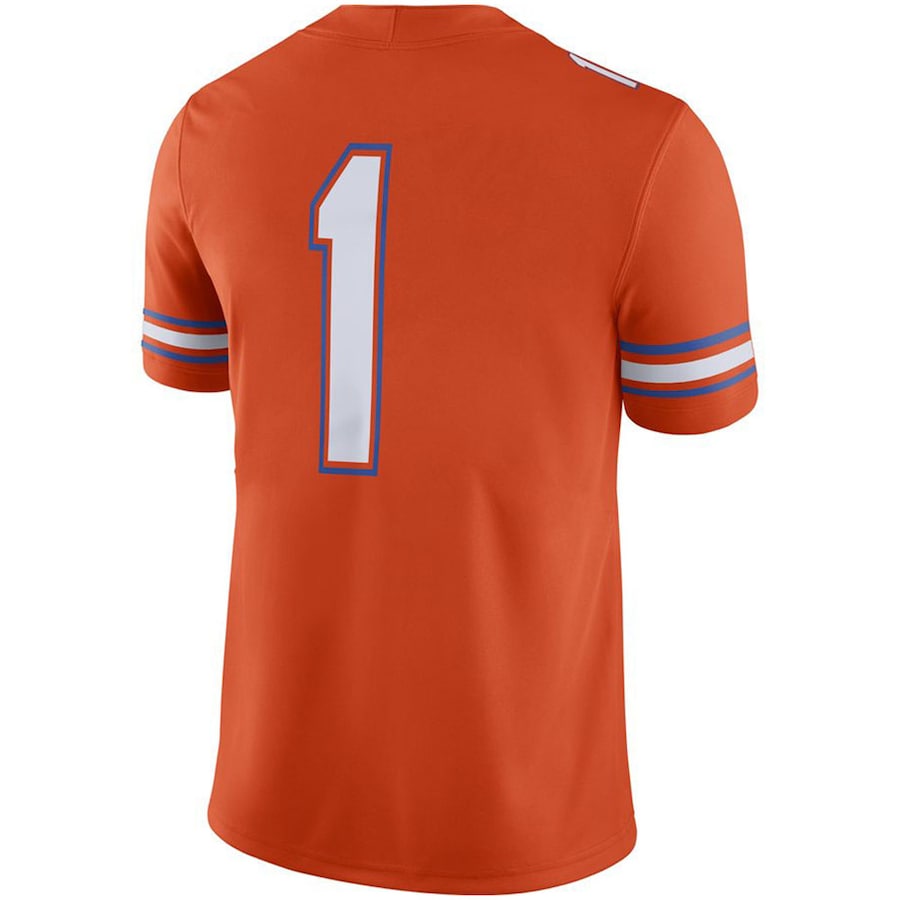 Custom #1 Orange College Shirt Top