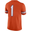 Custom #1 Orange College Shirt Top