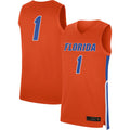 Custom #1 Orange Basketball Shirt Top