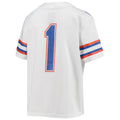 Custom #1 White Football Shirt Top