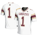 Custom #1 White Football Shirt Top