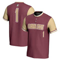 Custom #1 Garnet College Shirt Top