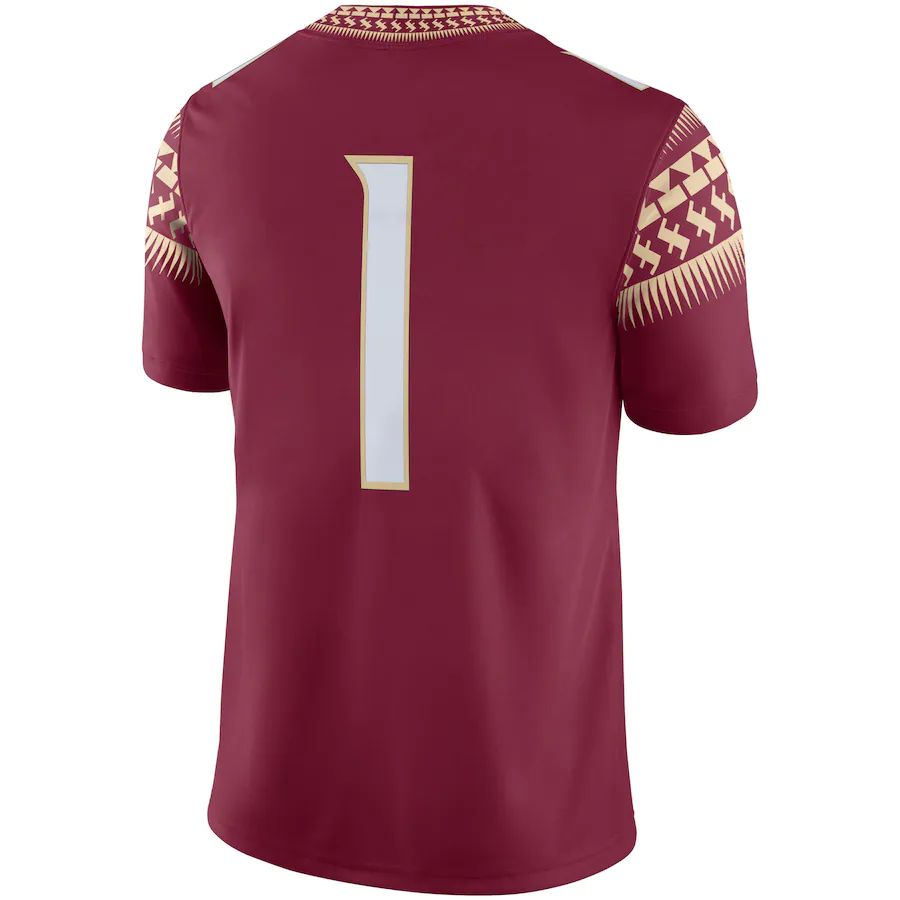 Custom #1 Garnet College Shirt Top