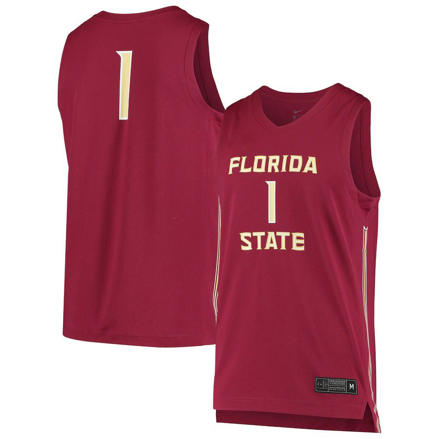 Custom #1 Garnet Basketball Shirt Top