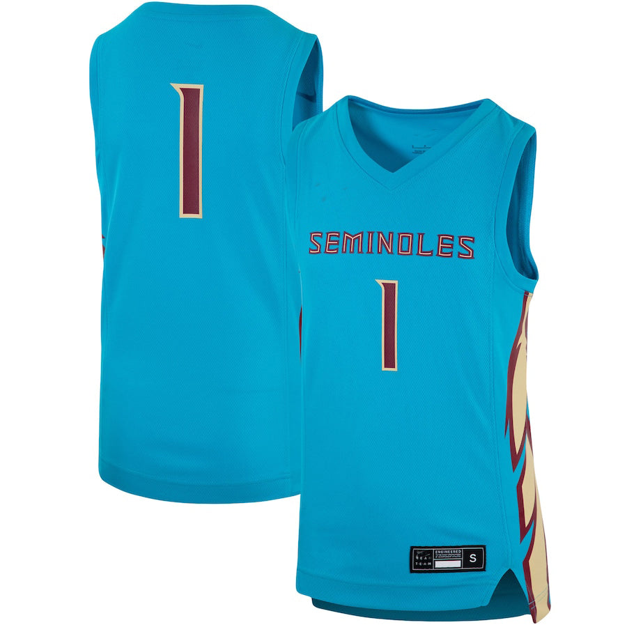 Custom #1 Turquoise Basketball Shirt Top