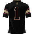 Custom #1 Black Football Shirt Top