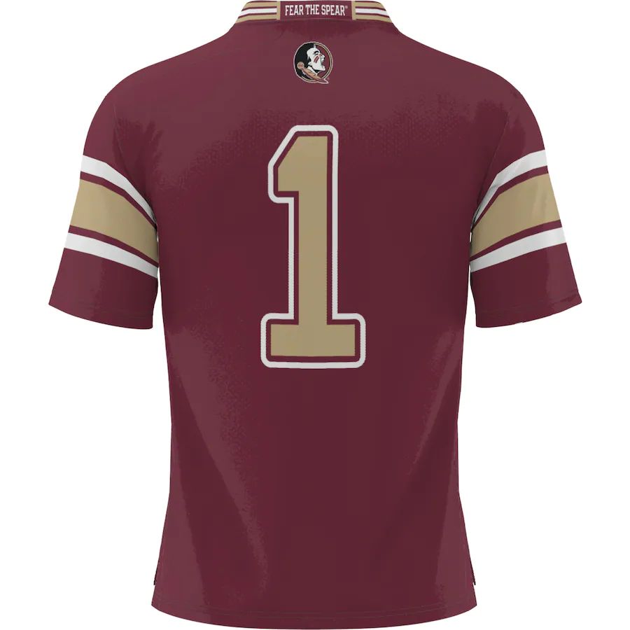 Custom #1 Garnet Football Shirt Top