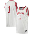 Custom #1 White Retro College Shirt Top