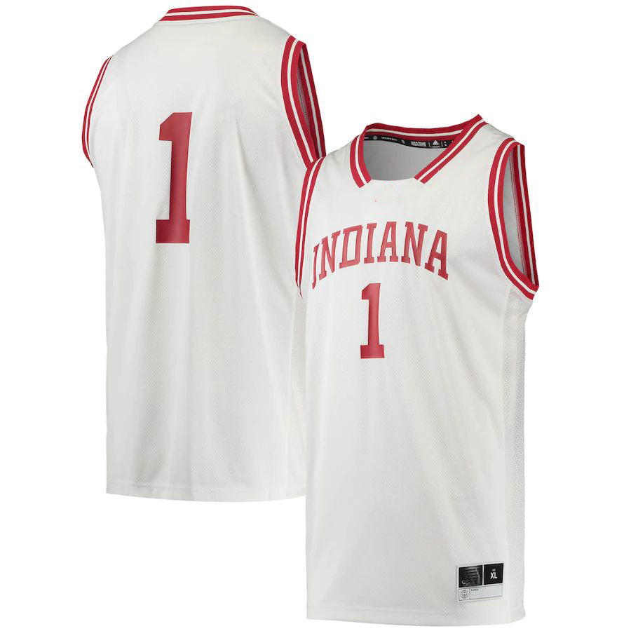 Custom #1 White Retro College Shirt Top