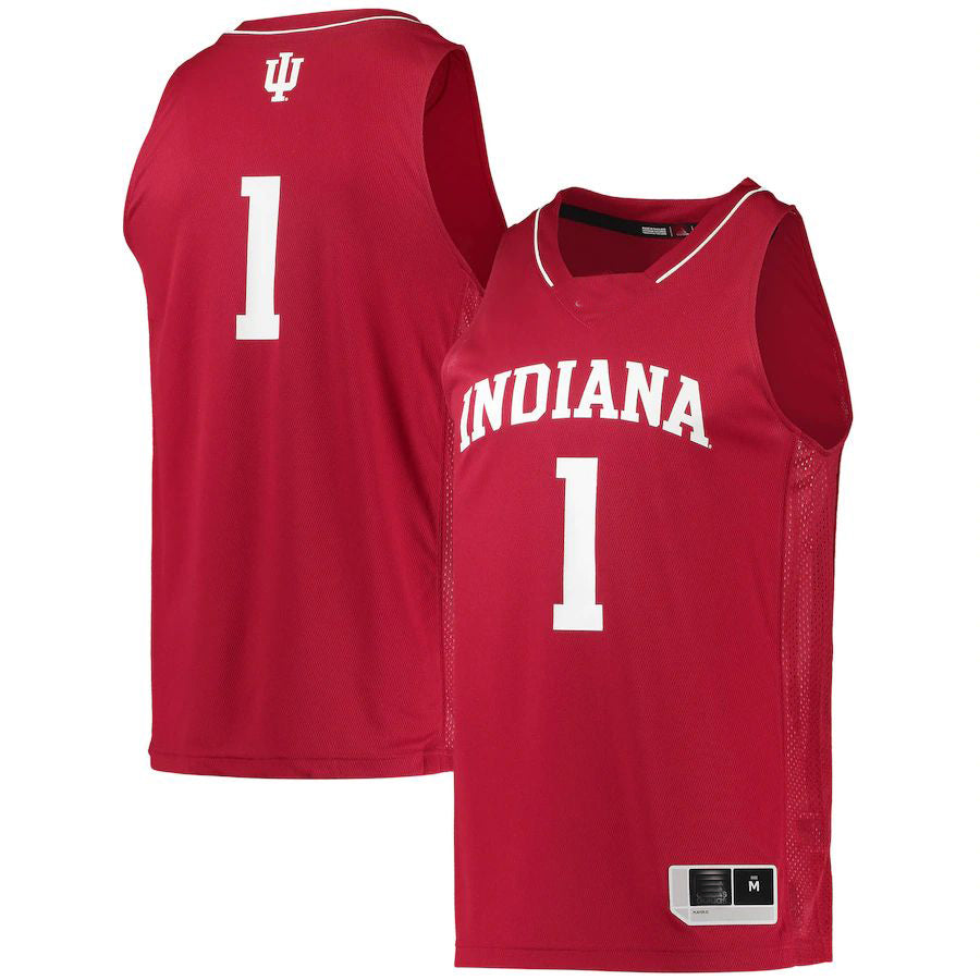 Custom #1 Crimson Basketball Shirt Top