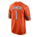 Custom #1 Orange CHI Football Shirt Top