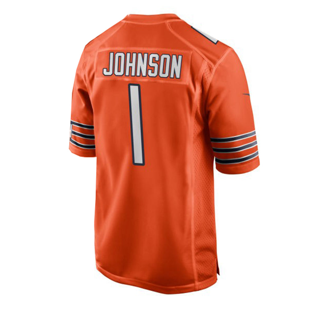 Custom #1 Orange CHI Football Shirt Top