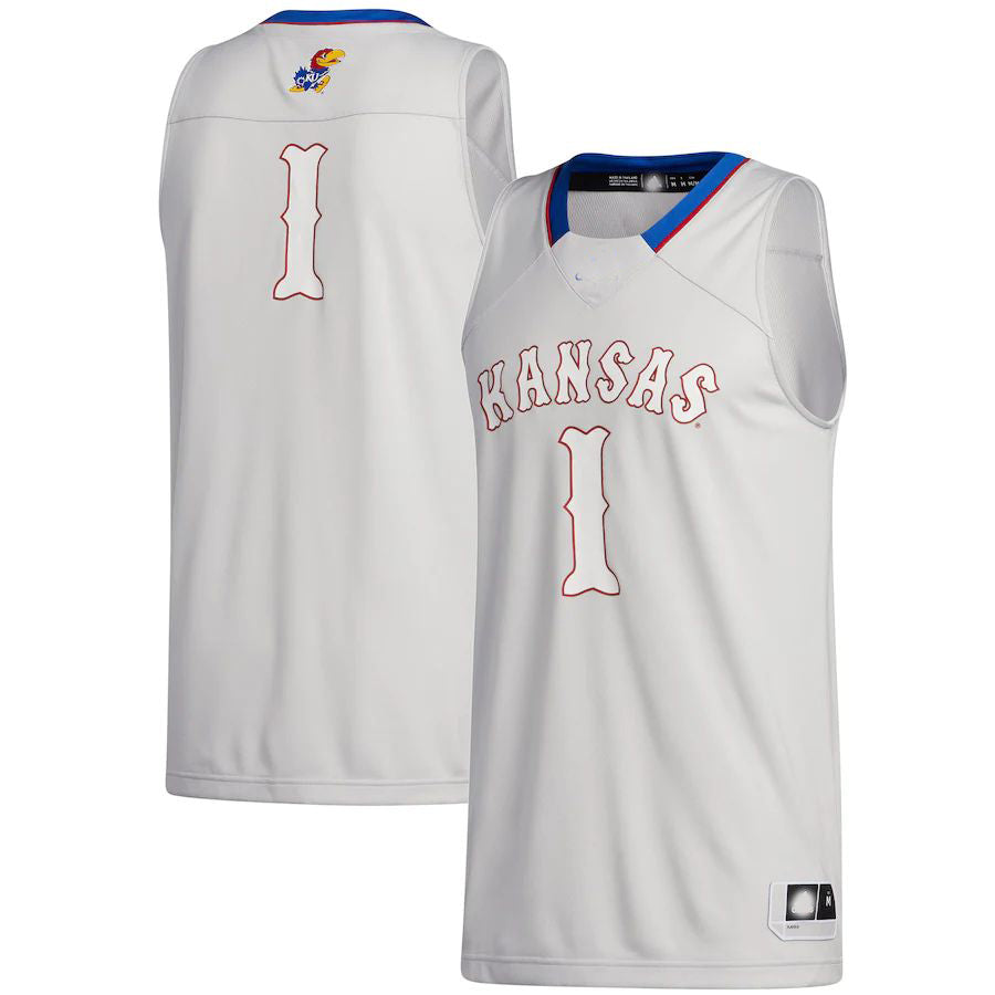 Custom #1 Gray College Shirt Top