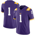 Custom #1 Purple Football Shirt Top