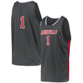 Custom #1 Gray Retro Basketball Shirt Top