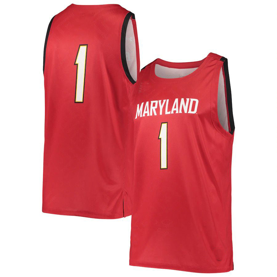 Custom #1 Red Basketball Shirt Top