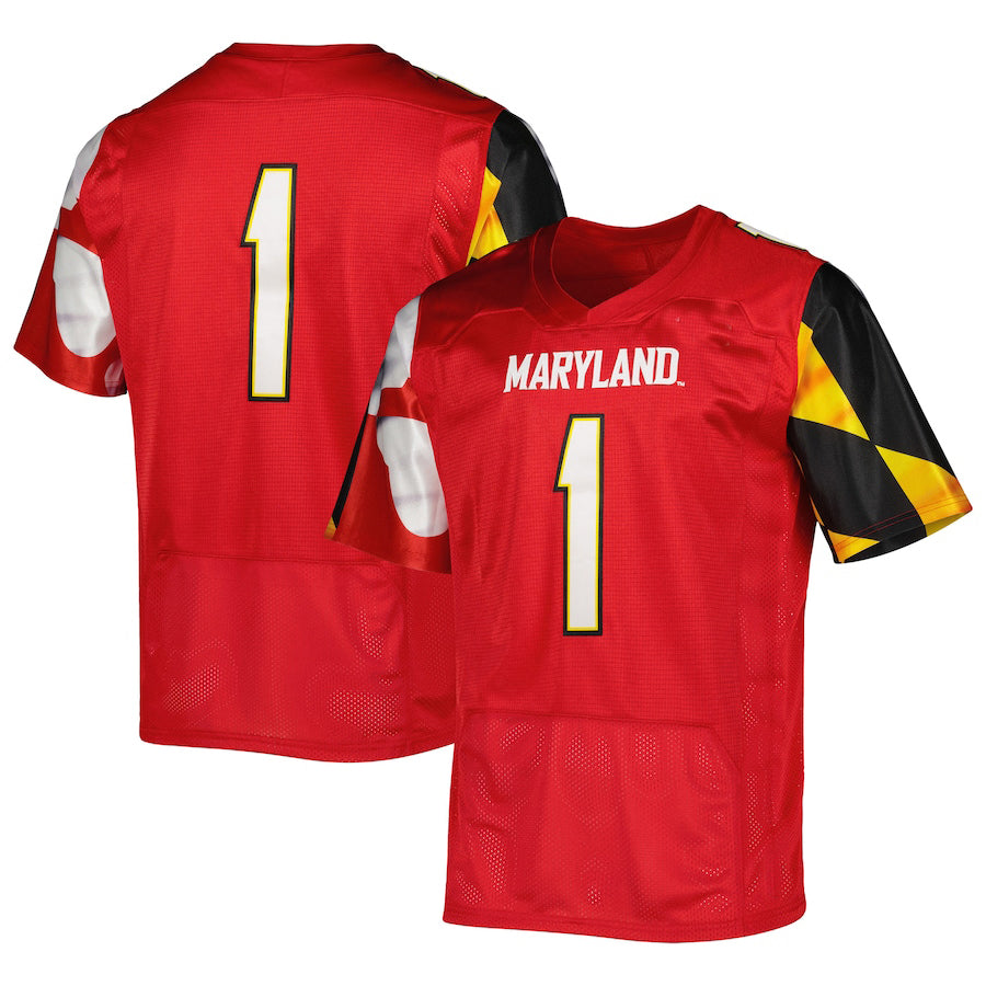 Custom #1 Red Football Shirt Top